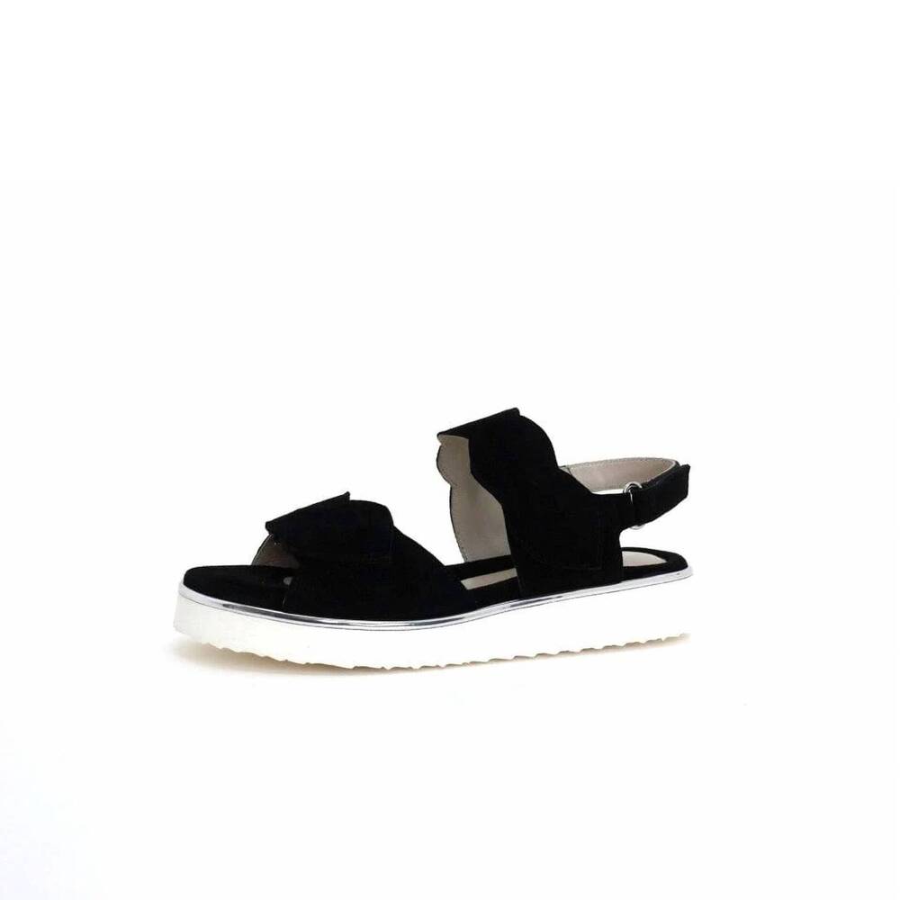NEW BELLA COMFORTO women's coral open toe sandals in black